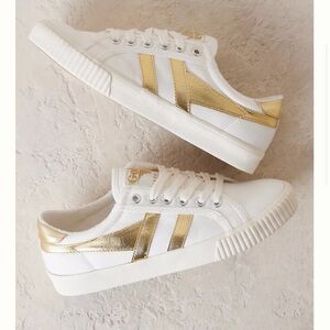 Gola White and Gold Women's Sneakers